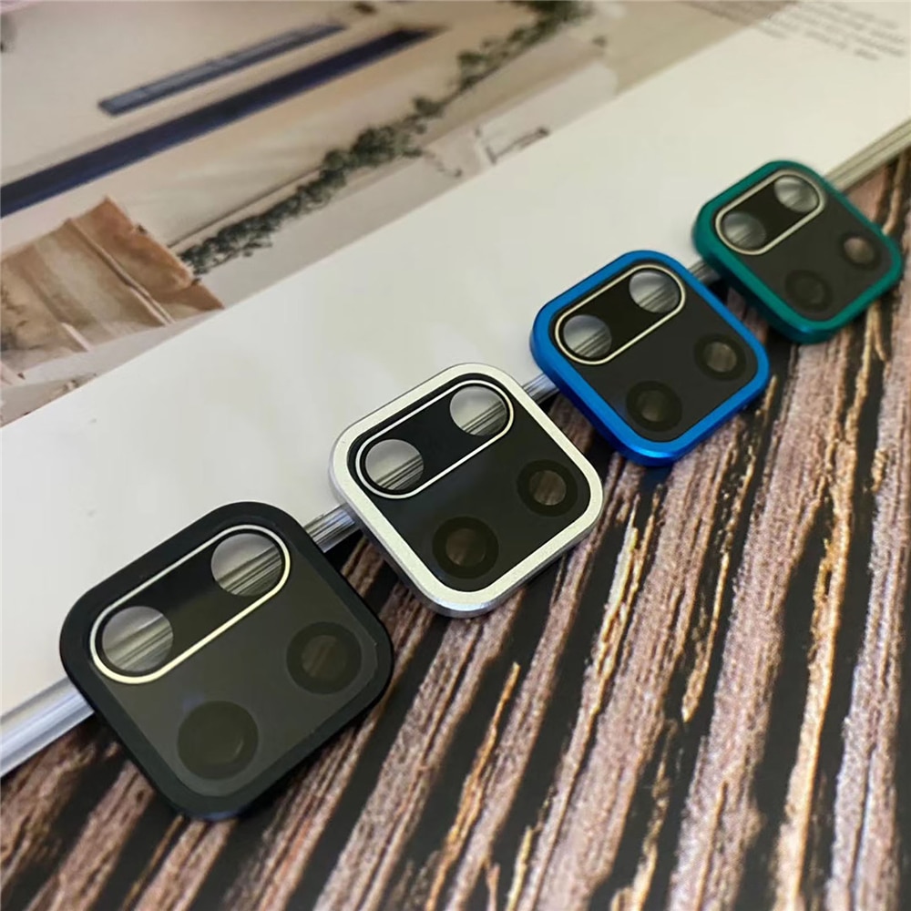 per Xiaomi Redmi Nota 9S 9 pro Obiettivo di Vetro della Fotocamera Posteriore Del Telefono di Protezione Tappo di Copertura in Lega di Titanio Della Copertura Della Lente accessori