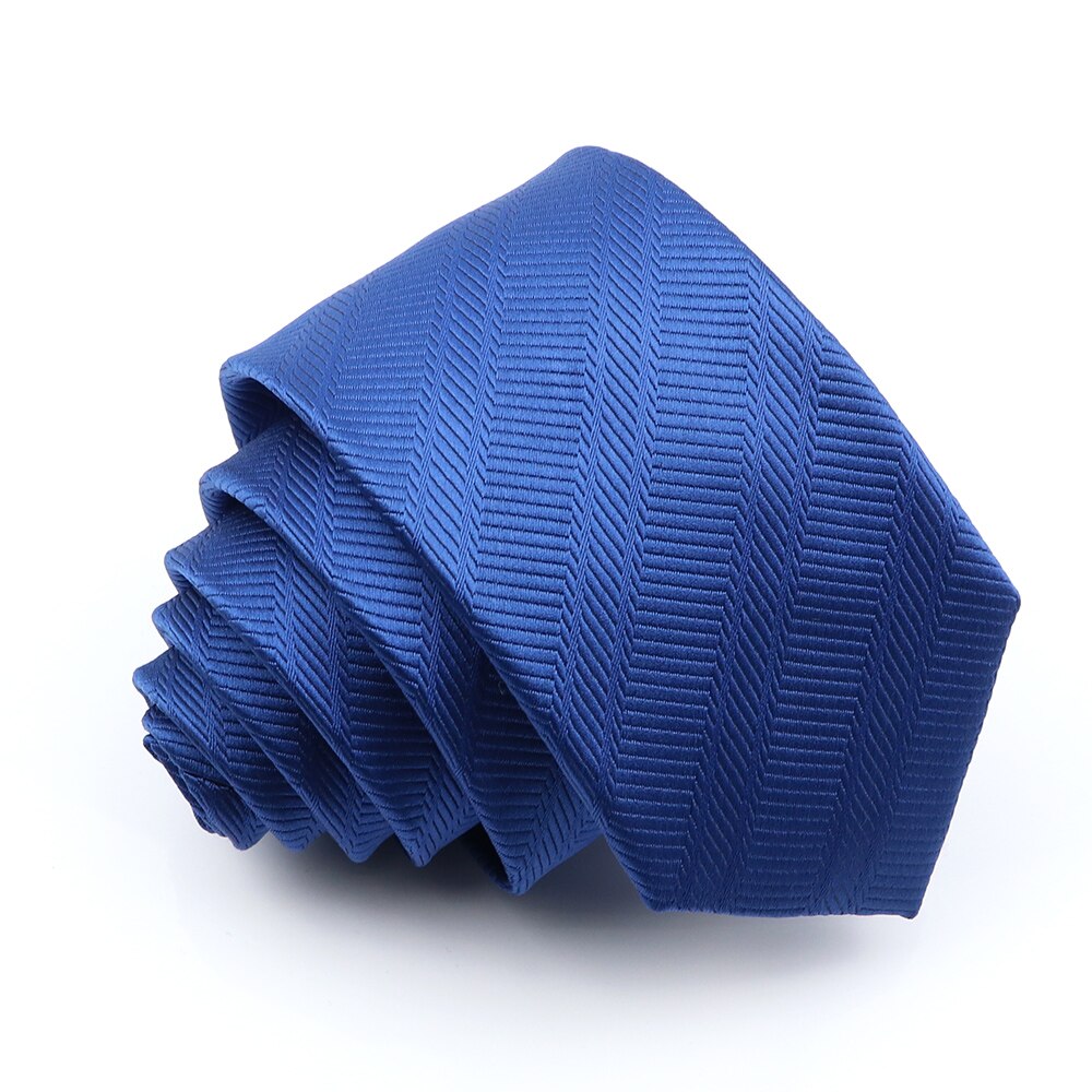 Corbata Negra a rayas para hombre, corbatas a cuadros de Color sólido de 6cm, azul y rojo, accesorios de uso diario, corbata, de de boda para hombre