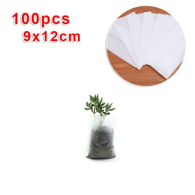 Plant Growth Tree Planting Bag Supplies Biodegradable Non-Woven Nursery: 2