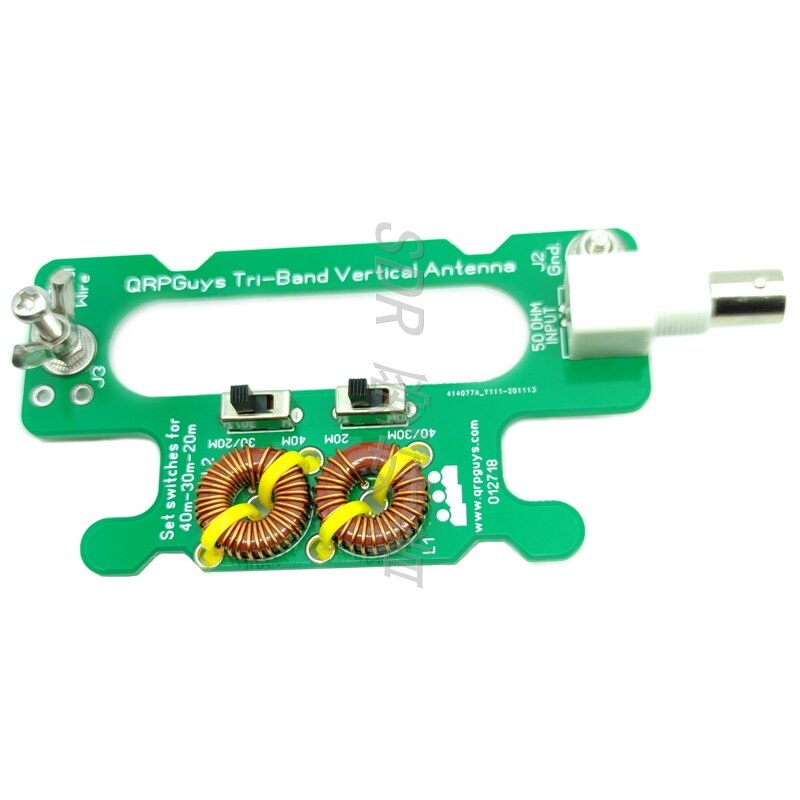 Parts / Assembled Portable 10W 40-30-20m Portable Tri-Band Vertical Antenna DIY