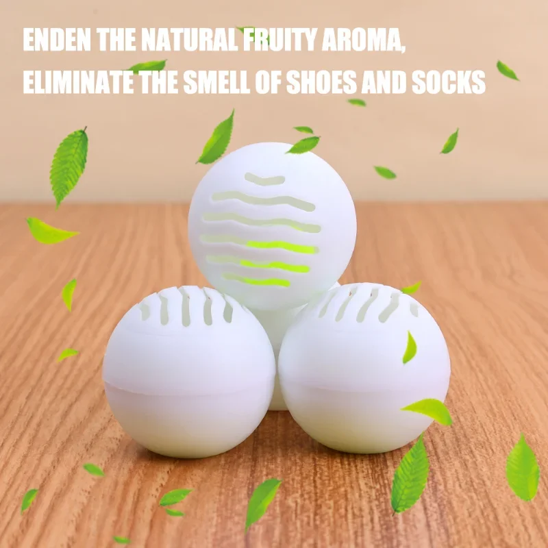 1/12PCS Deodorant Lufterfrischer Ball Schuh Kleidung Duft Ätherisches Fußpflege Duft Ball für Kleiderschrank Schrank Luft frische Liefert