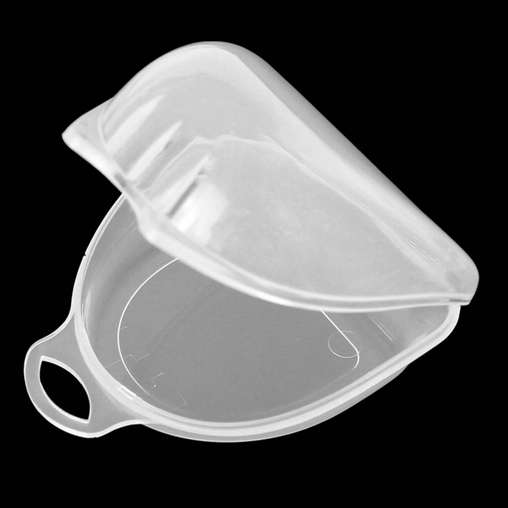 Genomskinlig plast munskydd väska ortodontisk tandhållare låda protes förvaring munskydd behållare väska