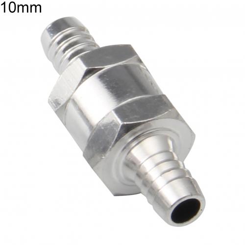 Alumiiniseos polttoaineen takaiskuventtiili yksisuuntainen takaiskuventtiili bensiini diesel ilmakaasu neste yksisuuntainen vastapaineen takaiskuventtiili 6/8/10mm: 10mm