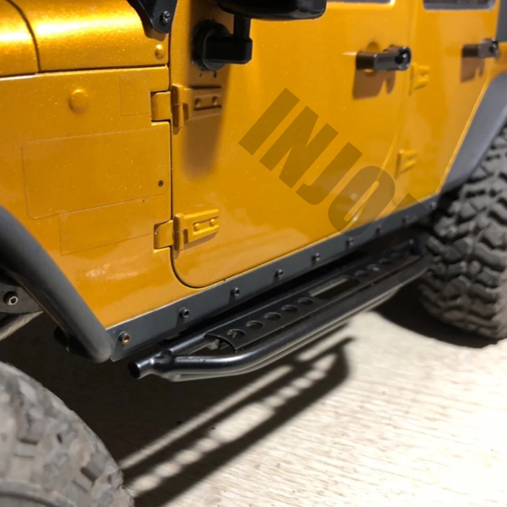 INJORA Rock Sliders Metal Pedal Upgrade Part dla 1:10 RC Crawler Car Axial SCX10 SCX10 II 90046