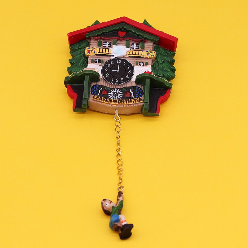 Stor størrelse tysk gøgur magnetiske køleskabsmagneter samling turist souvenirs dekorative magneter køkkenindretning