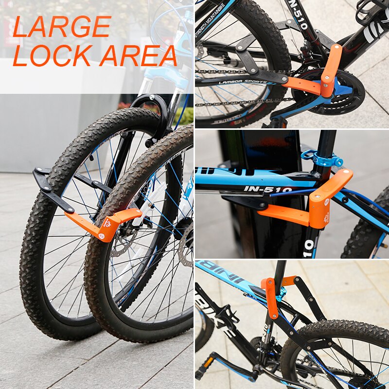 Inbike Anti-Shear Van 12 Ton Hydraulische Cutter Fietsen Mtb Bike Lock Anti Diefstal Motorfiets Lock Elektrische Fiets Deel kettingslot