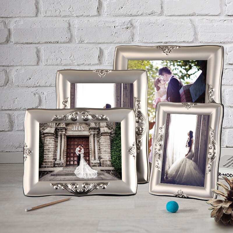 Good Luxury Silver Plated Metal Photo Frame Picture Frames MPF003