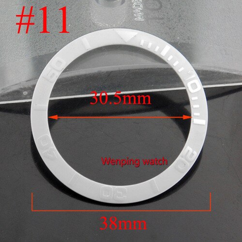 38mm titanium keramiske ringring tofarvet pasform automatiske 40mm bliger ure: Stil 11