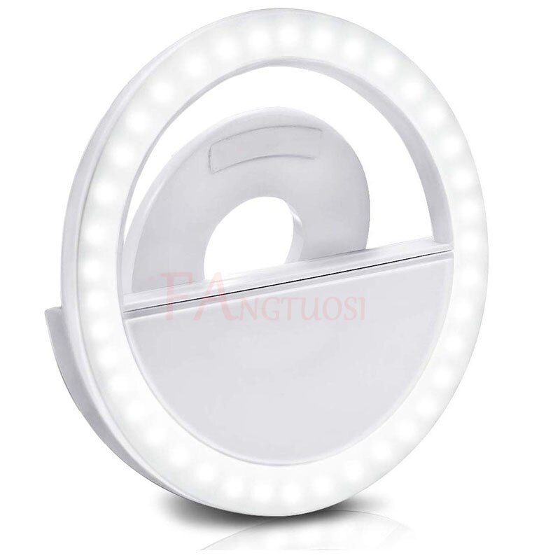FANGTUOSI LED Selfie Light Phone light ring Portable Flash Enhancing Photography ring light