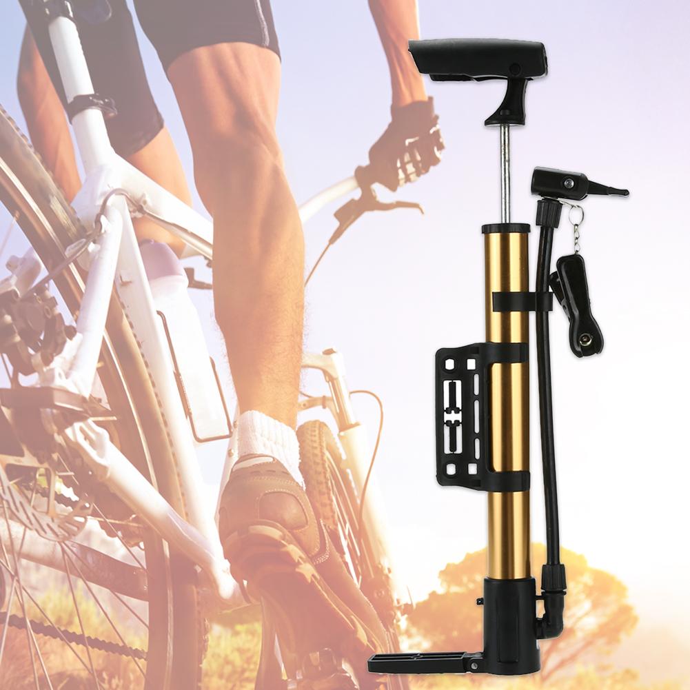 Portable Mini Bicycle Hand Air Pump Ball Tire Inflator Pump Aluminum Alloy High Pressure Cycling MTB Mountain Bike Pump