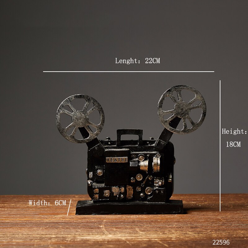 Antique Home Decor Retro Resin Musical Instrument Model Nostalgia Ornament Crafts Antique Musical Instrument Figurines Souvenirs