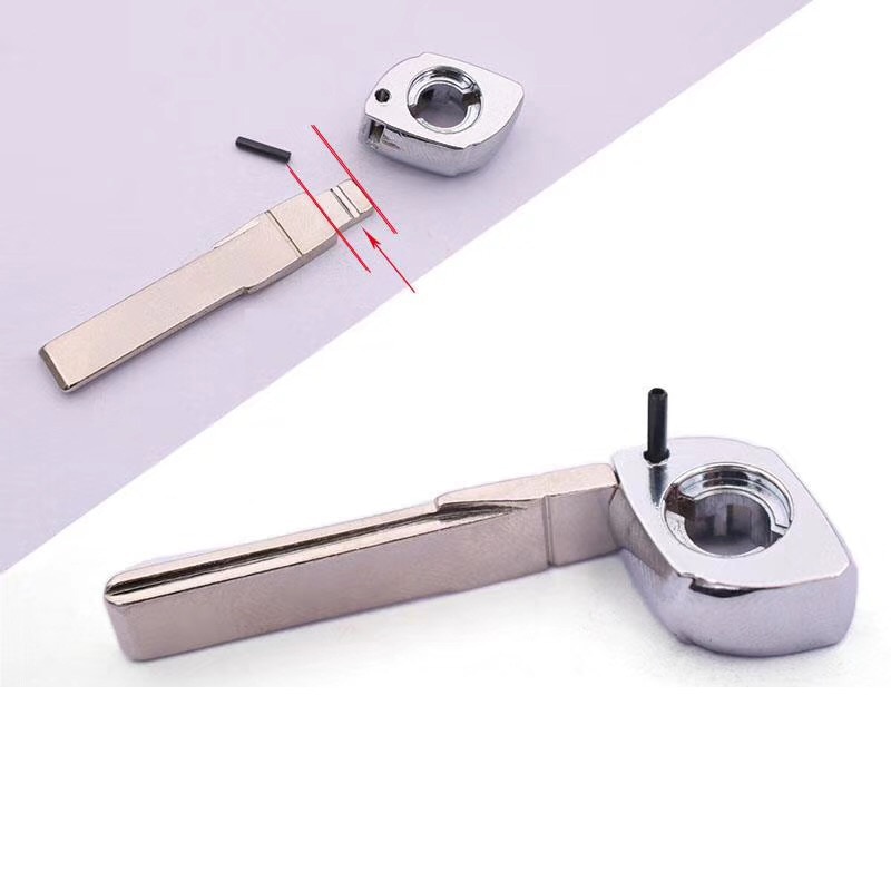 Broches de clé de voiture en métal, pliable, clés de fixation à distance, épingles de retenue, clé de voiture connecteur de fixation de la lame d'automobile, 200 pièces/lot