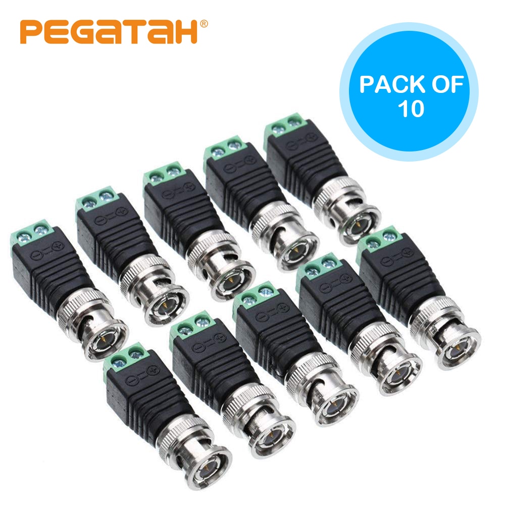Bnc Connectors Diy Voor Cctv Surveillance Video Camera Coaxiale/Cat5/Cat6 Kabels