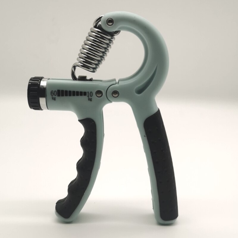 10-60Kg Adjustable Heavy Gripper with counter Fitness Hand Exerciser Grip Wrist Training Spring Finger Pinch Carpal Expander: blue without counter