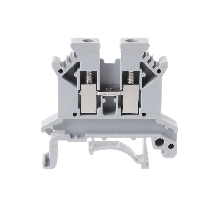 10 Stks/set UK-2.5B Terminal Blok Schroef Toepassing Pcb Din Rail Bedrading Termianl Connector T8WE