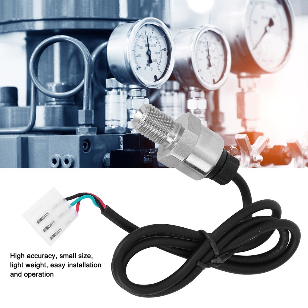 Druk Zender Sensor Lucht/Water Compressoren Industriële Apparatuur G1/4 DC5V 0-0.8Mpa Lucht Water Druk Zender