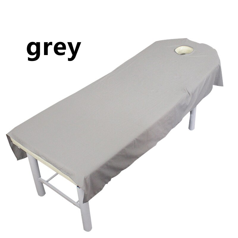 Draps de Salon de beauté, couverture de Table de lit avec trou, traitement de Massage SPA beauté 1 pièces: 3