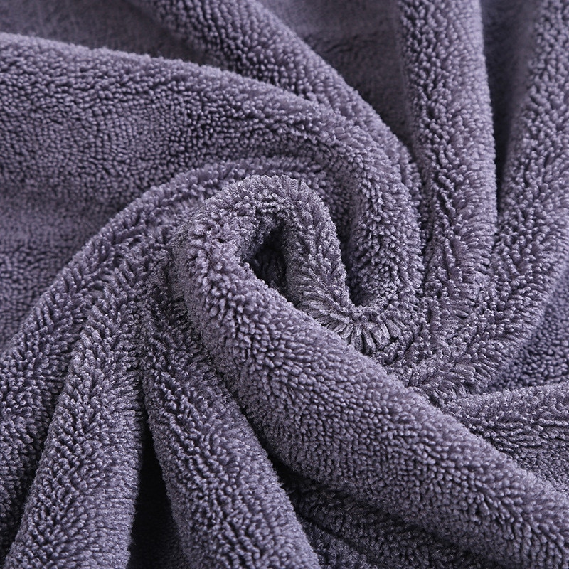 40X60cm Long Twist Pile Microfiber Drying Cloth Super Absorbent Swirl Free Towel For Paint Window High Dying Performance