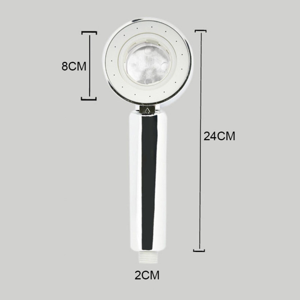 Adjustable Shower Head Hand Shower 3-Stage Magic High Pressure Shower Head Water Saving SPA Bathroom Handheld Shower Heads
