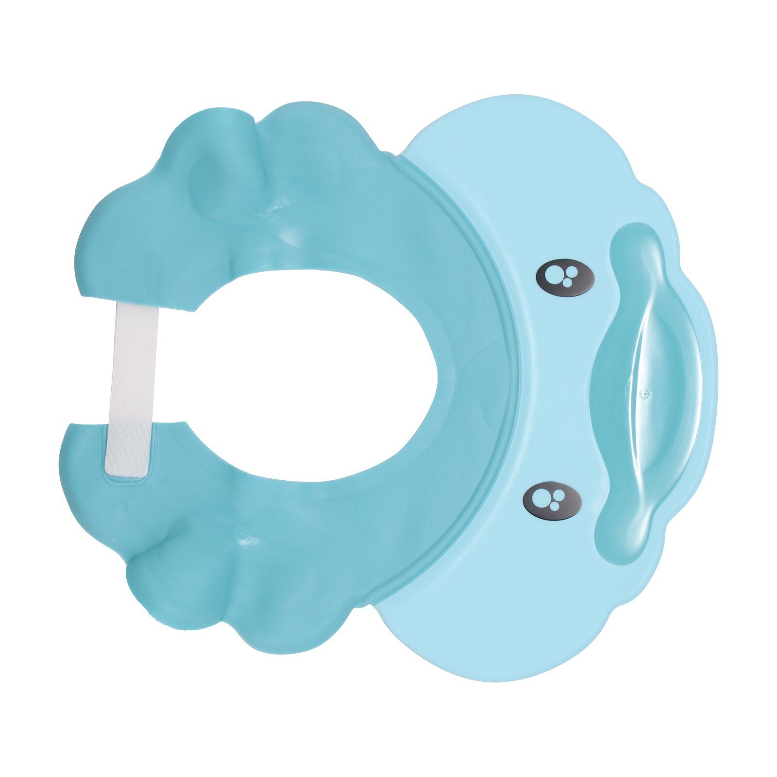 Safe Shampoo Shower Bathing Bath Protect Soft Cap Hat For Baby Wash Hair Shield Bebes Children Bathing Shower Cap Hat Kids: Blue