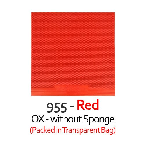 YINHE NEPTUNE Pips-long Topsheet OX without Sponge 955 Table Tennis Rubber LONG PIPS Original YINHE Ping Pong Rubber: 955 OX Red