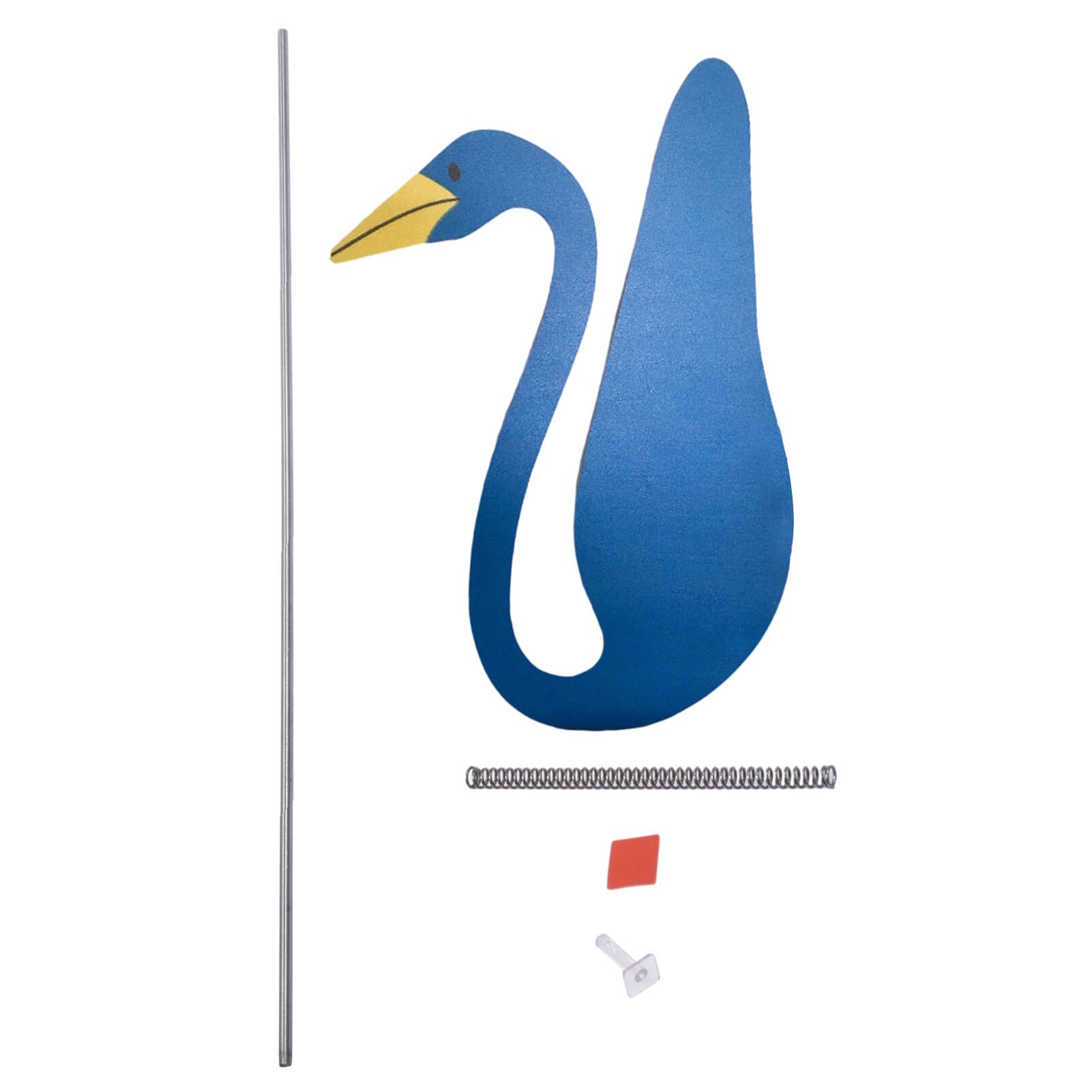 Flamingo Wind Indicator Sculpture Whimsical Rotating Bird Unique Dynamic Bird Garden Home Yard Decoration