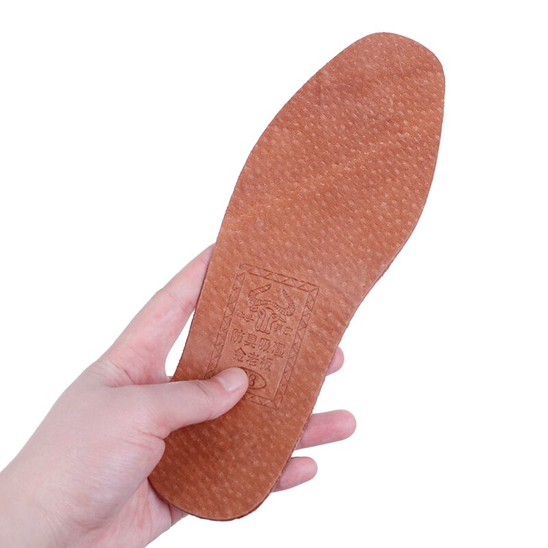 Plantillas de cuero transpirable para hombre y mujer, zapatos desodorantes ultrafinos, oferta, 36-42, 1 par Herramientas para calzado de acampada y deportes al aire libre