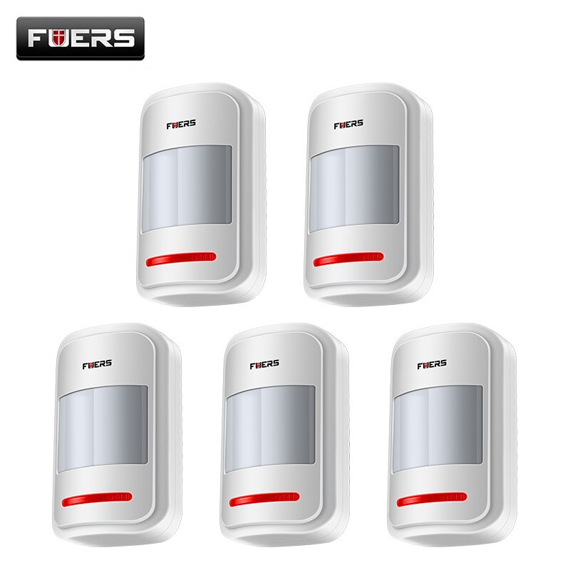 Fuers P819 433mhz Wireless Sensor PIR Motion Detector For WIFI GSM G18 W18 G95 Home Security Burglar Alarm System: 5 pcs