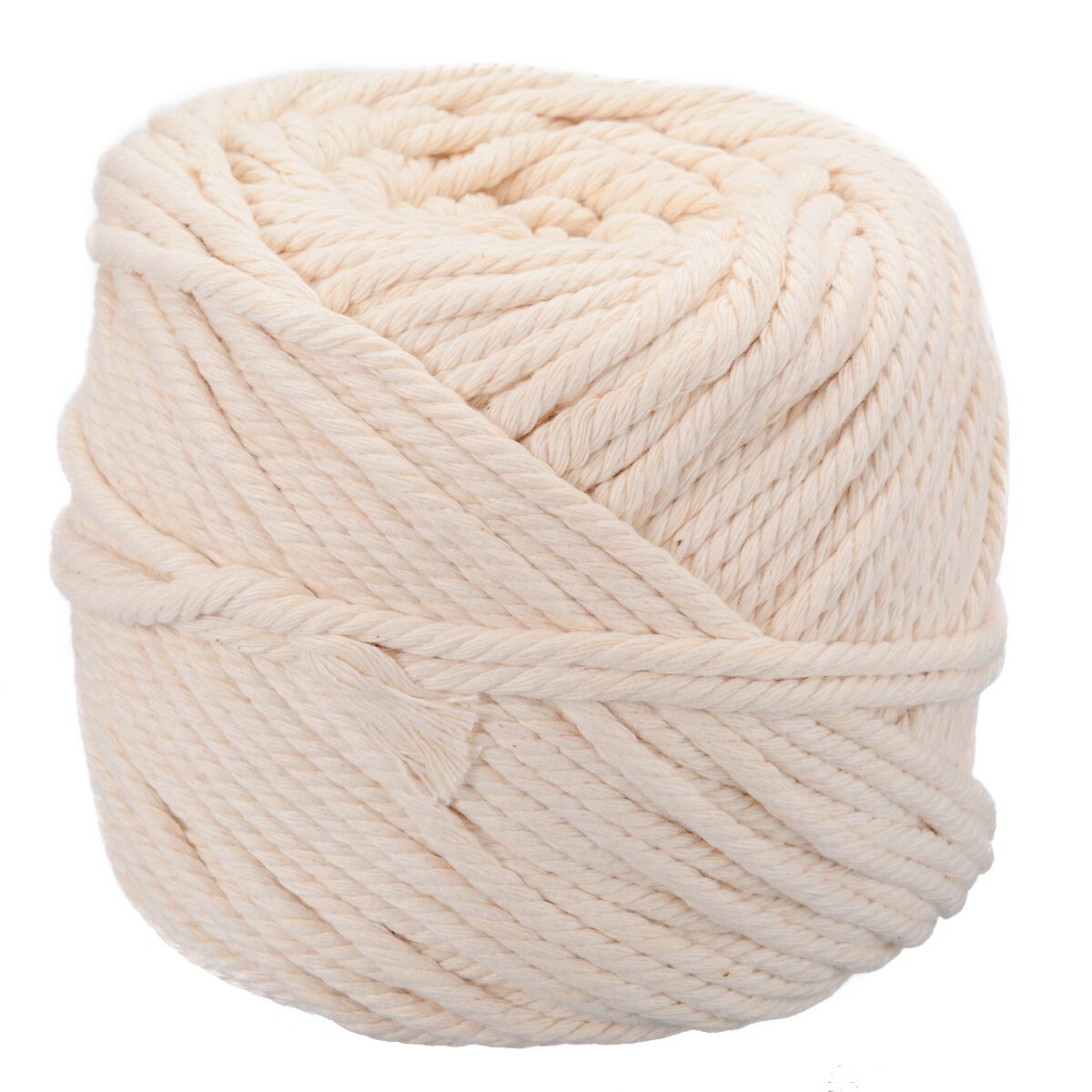 4mm Beige Cotton Roll Rope Natural DIY Soft Macram... – Grandado