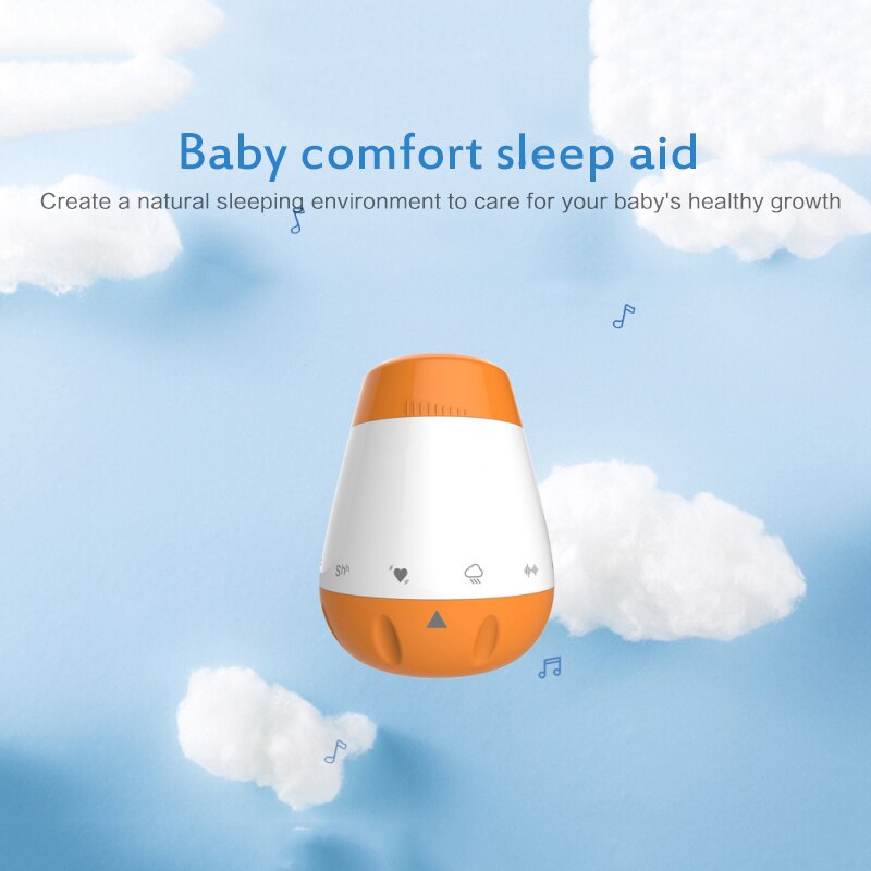 Baby Slapen Aid Smart Sensor Spraakbesturing Witte Ruis Muziek Klinkende Draagbare Kinderen Kalmerende En Coaxing Slaap Speelgoed