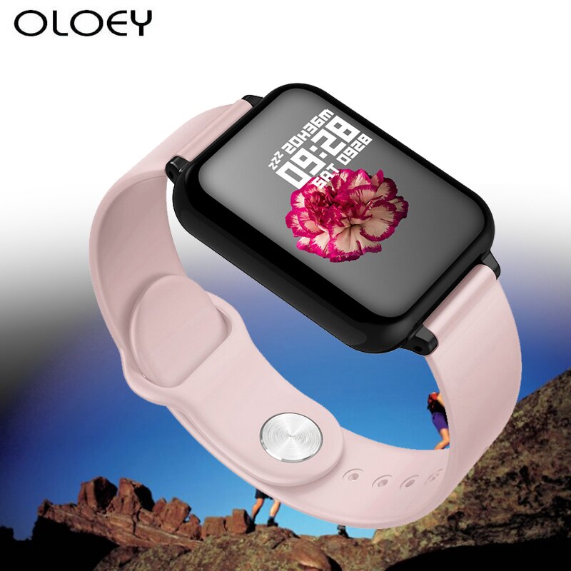 Sport Fitness Smart Armband Smart Band Horloge Hartslag Bloeddruk Bloed Zuurstof Stap Waterdicht Kleur Screen Bericht Push