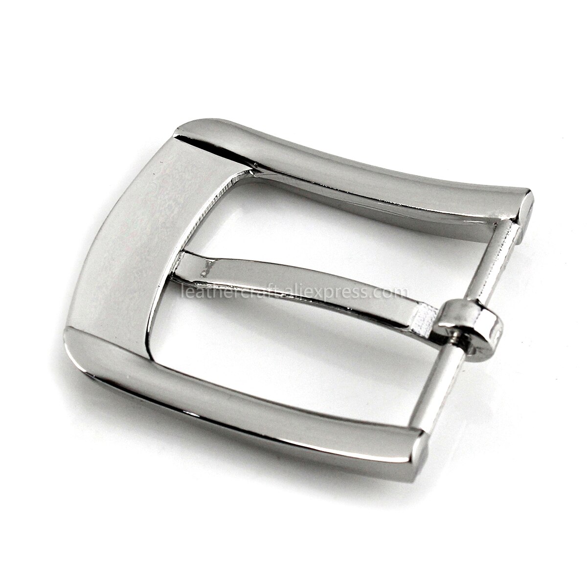 1 st metall 3cm bältesspänne casual silver ände stång hälstång enkelstift bälte spänne läder hantverksväv passar för 27-29mm bälten