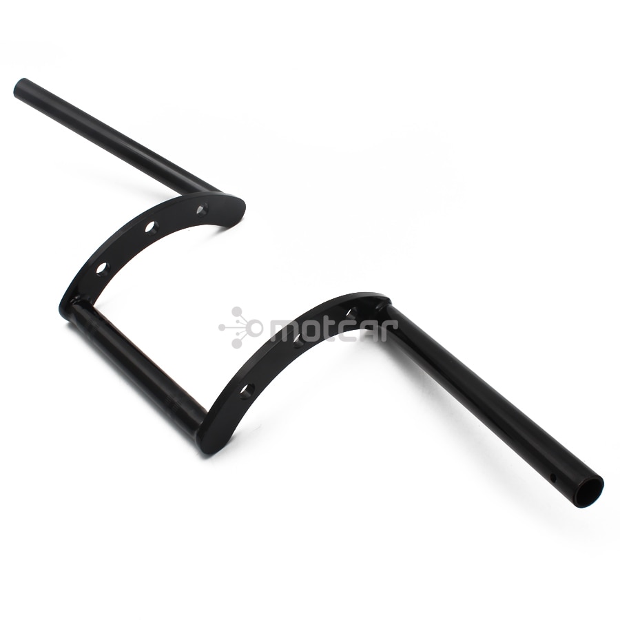 Universal Fit Chopper Café Racer Cruiser Bobber Tracker, manillar de motocicleta cromado de 7/8 "22mm, manillar de altura