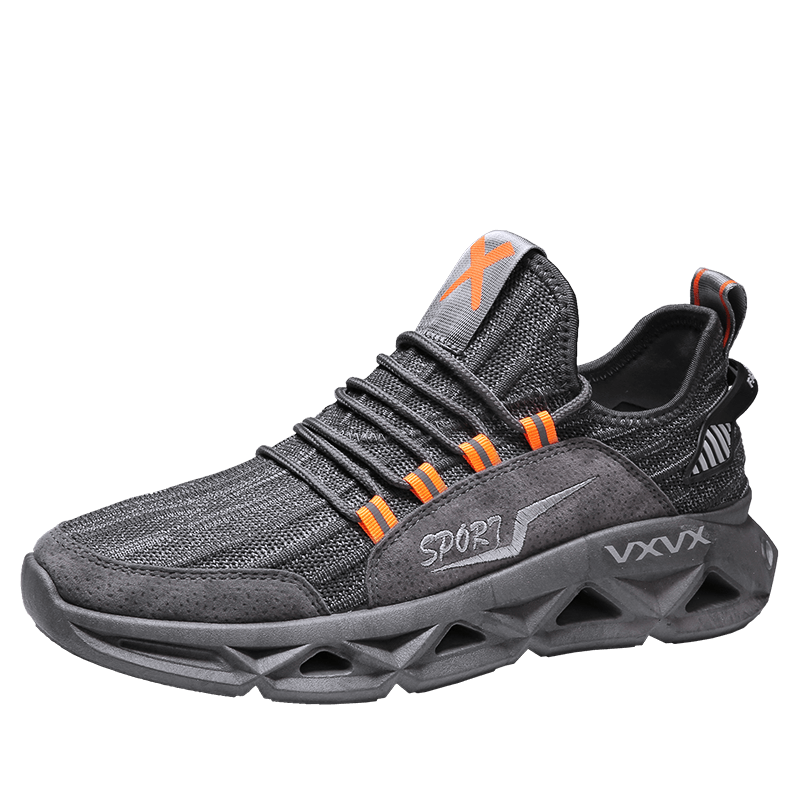 Forårssneakers mænd fritidssko mænd sko lette vandresko mænd sneakers mandlige sko zapatillas hombre: Beige / 7.5