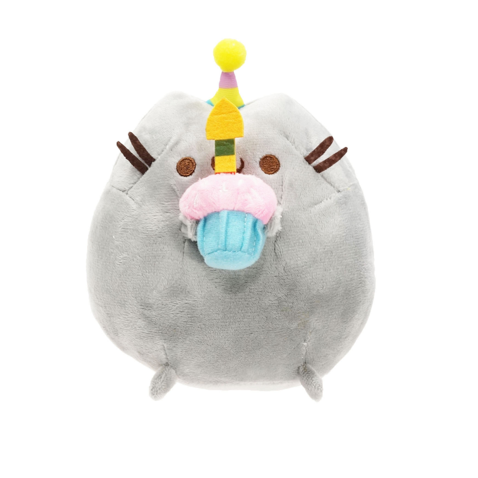 15CM juguete de peluche Donut unicornio Kawaii Ángel gato dibujos animados relleno de felpa Animal muñeca patatas fritas helado Pizza gato para niños: CRIMSON