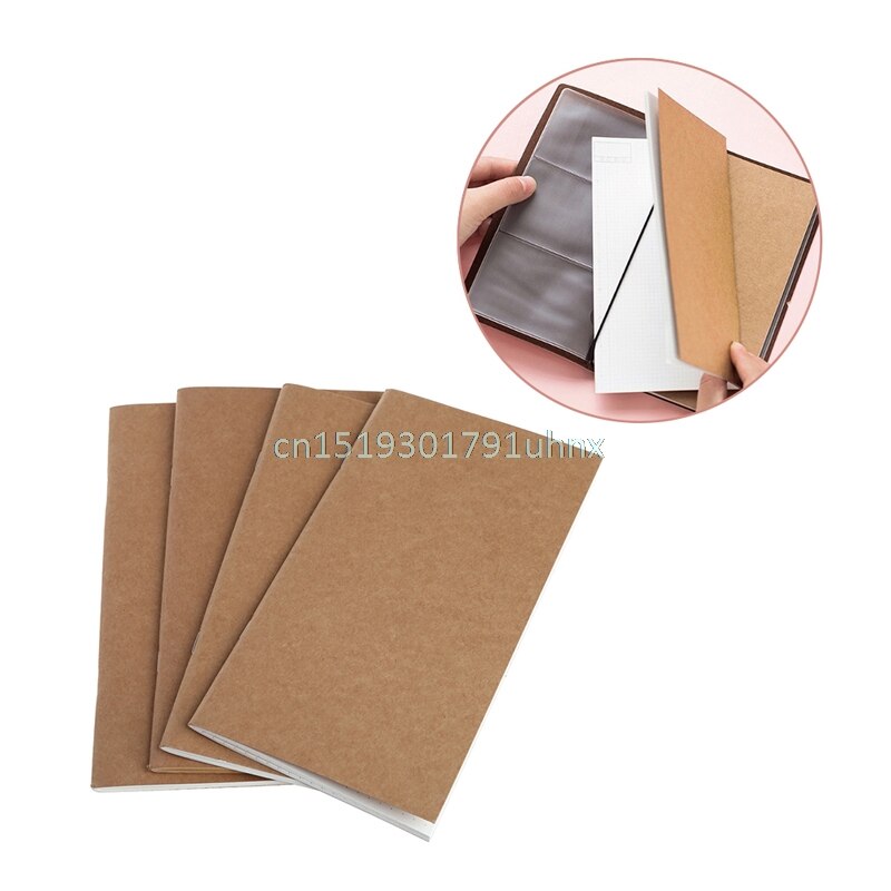 Cuaderno de papel Kraft Libreta de Cuentas Dot Journal diario Bloc de notas papelería de página en blanco