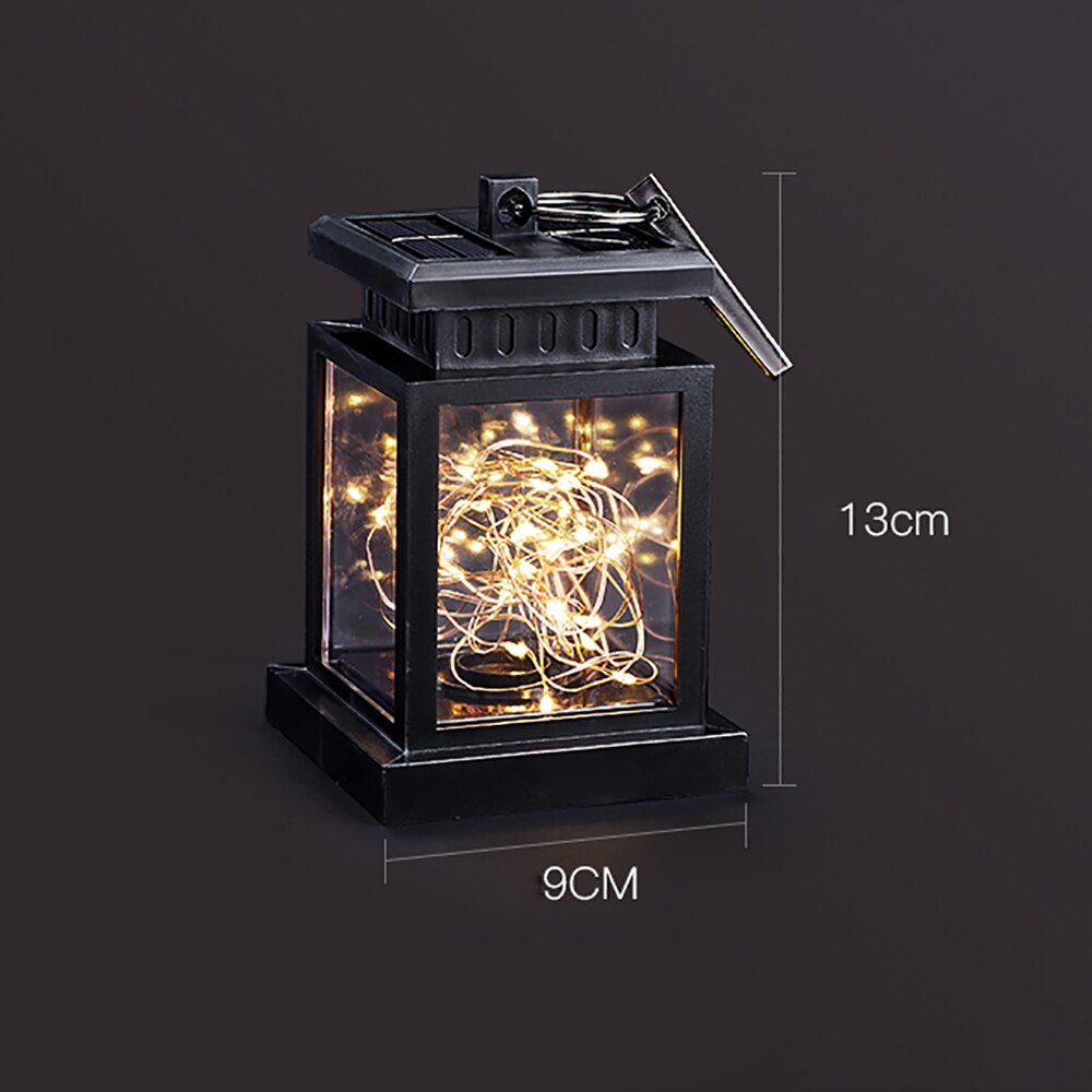 MOONSHADOW lampa słoneczna kwadratowe lampy ogrodowe na energię słoneczną na zewnątrz kwadratowe lampki na imprezę balkon oświetlenie świąteczne: Default Title