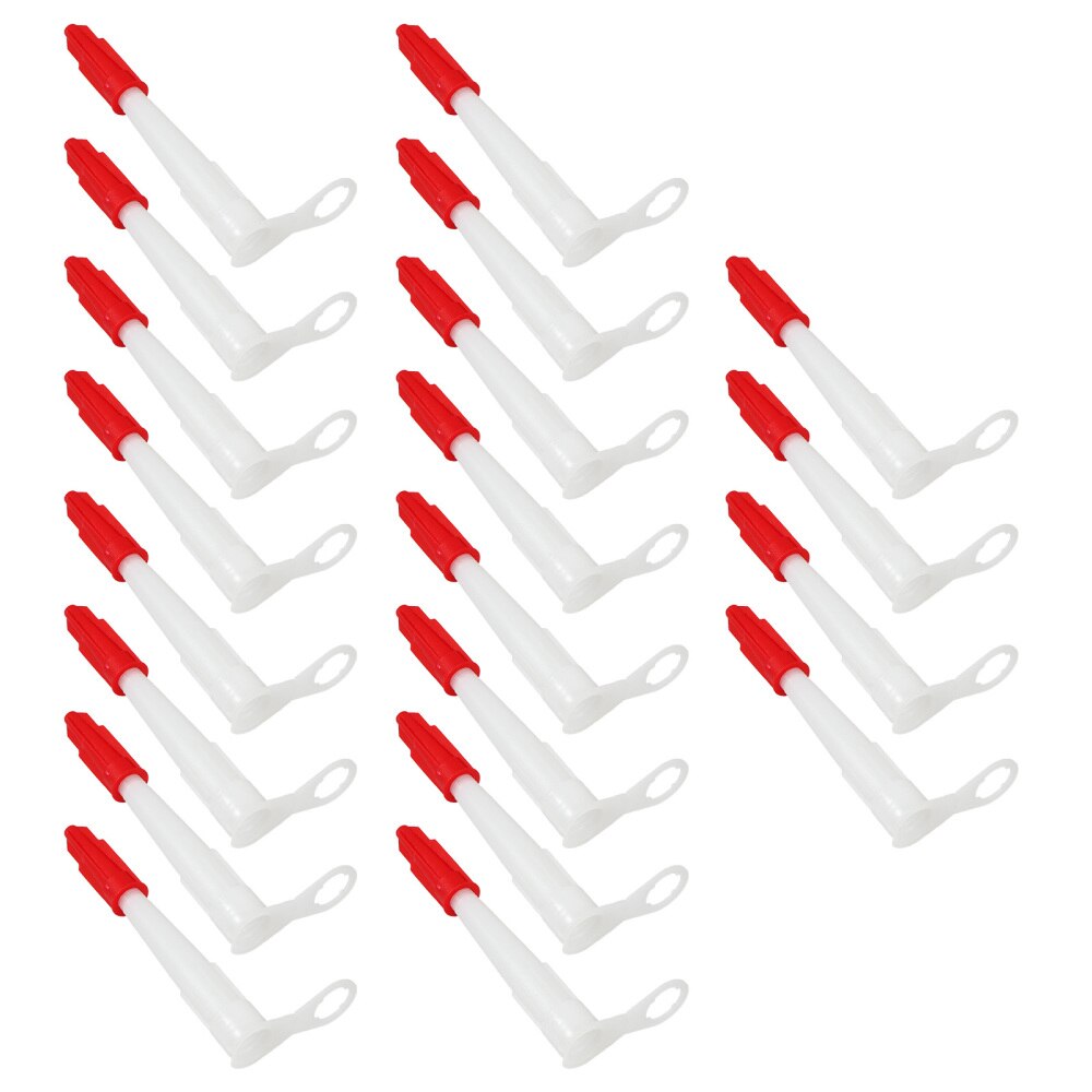 20 pièces Mastic Silicone Buses Calfeutrage Accessoires avec 20 pièces Casquettes