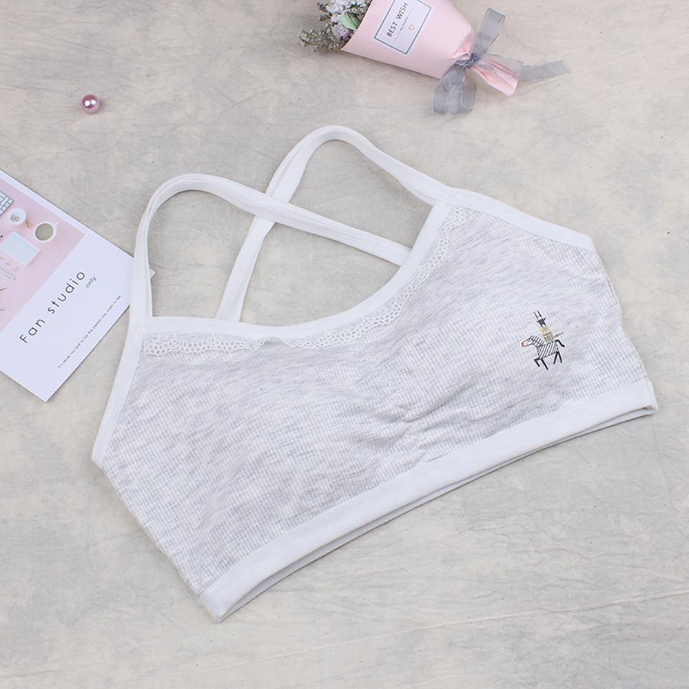 Summer Thin Girl Training Bra For Girls Teenagers Underwear Puberty Young Girls Small Bras Children Sport Undies Clothes