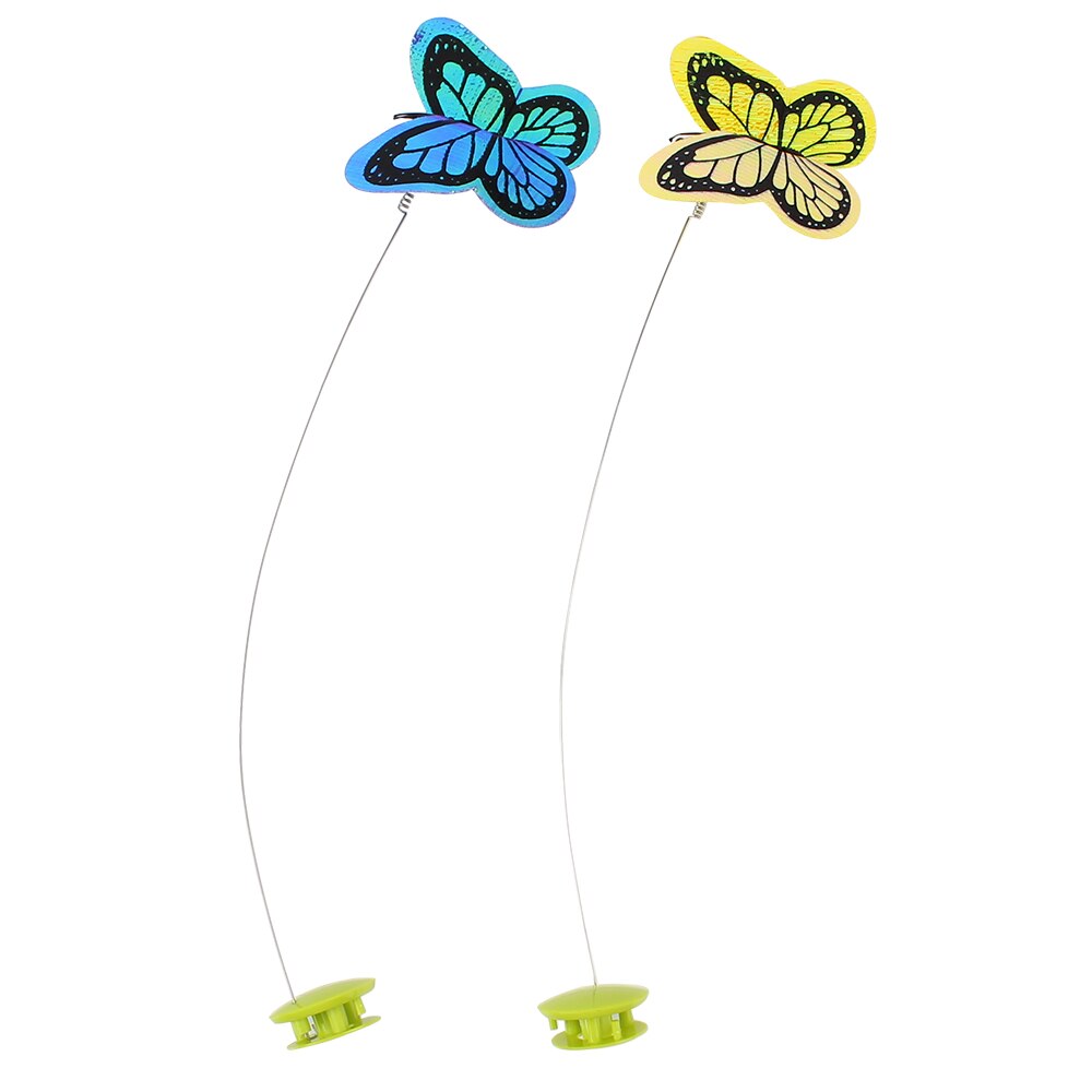 Interactive Flutter Bug Smart Activated Butterfly Funny Toys Automatic Cat Toy 360 Degree Rotating Motion Flashing Puzzle Toy: butterfly toy
