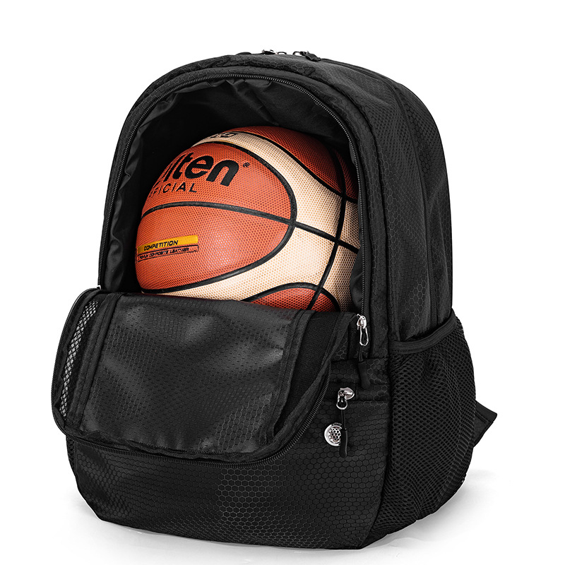 Basketbalrugzak Grote sporttas met aparte balhouder Schoenencompartiment Geschikt voor voetbal, volleybal, zwemmen, sportschool, reizen