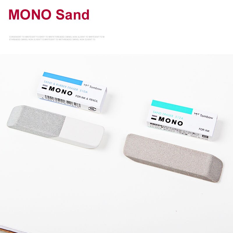 5pcs Tombow MONO Sand Eraser Micro Sand & Rubber Particles for erasing ink & Pencils graphite Fountain Pen