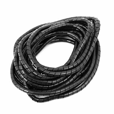 5 Mm Flexibele Spiraal Buis Cable Wrap Computer Beheer Cord Zwart 5 Meter