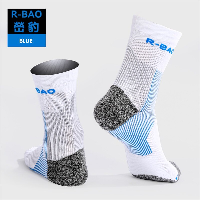 RB054 Men/Women Marathon Running Socks High Protect the Ankle compression sports socks 3pairs=1Lot