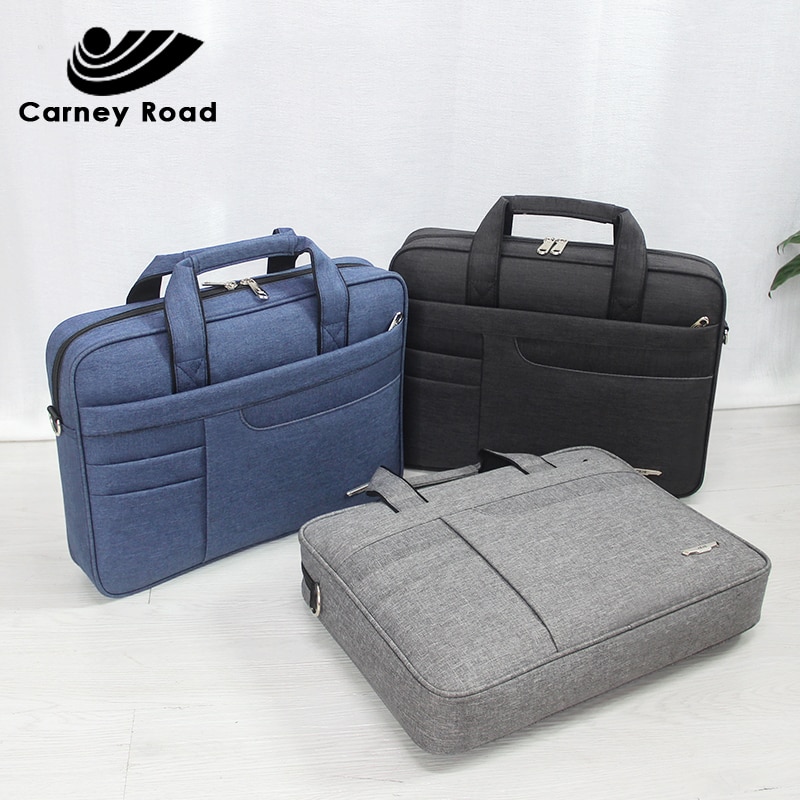 étanche hommes femmes 14 15.6 pouces sacoche pour ordinateur portable sac à main d'affaires pour hommes grande capacité sac à bandoulière messager