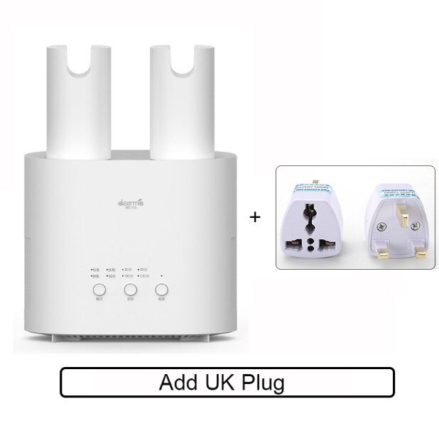 Xiaomi Deerma Shoes Dryer DEM-HX20 DEM-HX10 Multi-Function Intelligent Retractable Multi-effect Sterilization U-shape Dry shoes: add UK plug