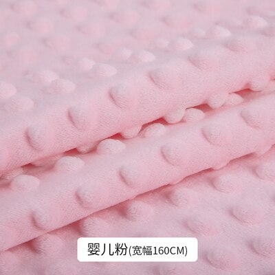 50x160cm Minky Fabric For Sewing 14 Colors Super Soft Eco-Friendly Polyester Minky Dot Plush Fabrics By The Meter: jlfz734