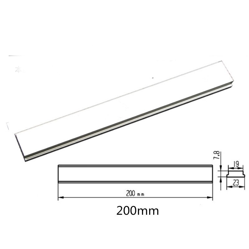 Aluminium  m6 / m8 t- skinne aluminiumslegering glidemøtrik t-møtrik til 30/45 t skinne klemme skrue rille fastgørelsesanordning træbearbejdningsværktøj: 1pc 200mm