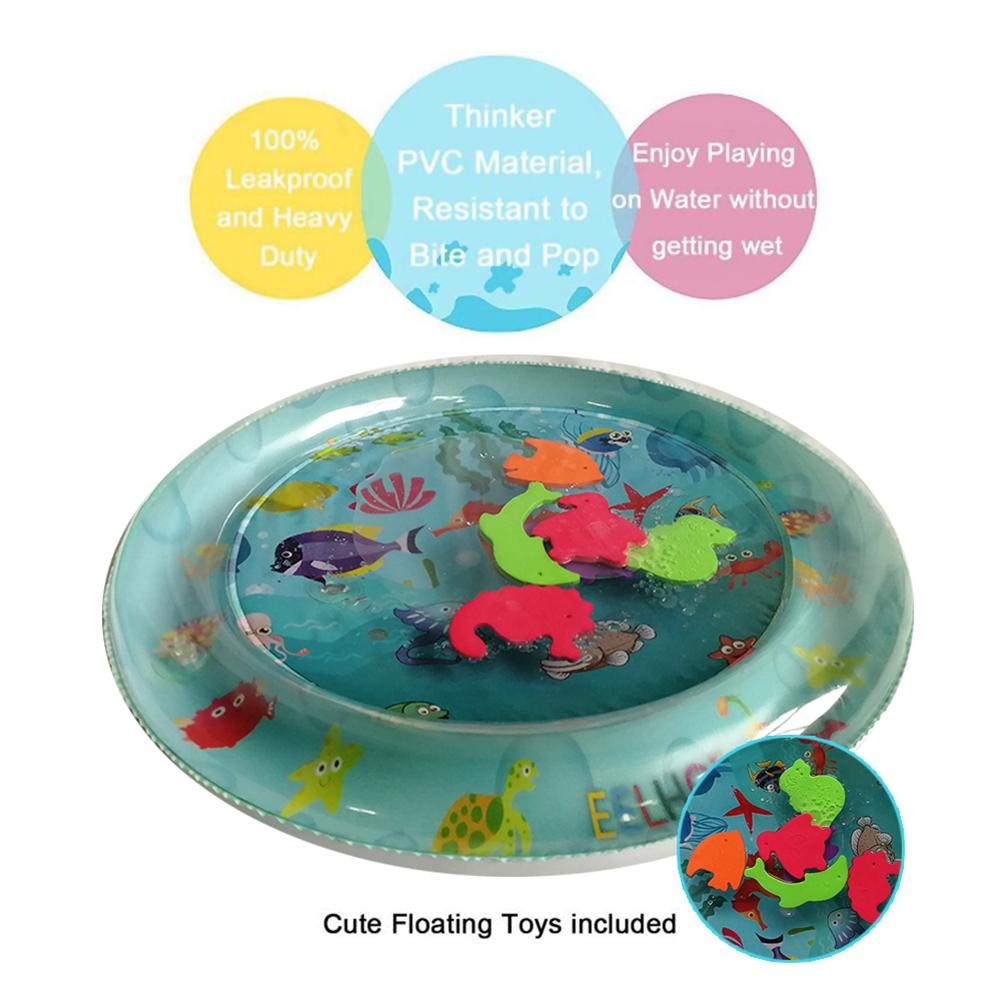Aufblasbare Wasser Pad Spielzeug Baby Klopfte Umwelt Freundliche PVC Aufblasbare Prostrate Wasser Spiel Kissen Interaktive Spielzeug Für Ch