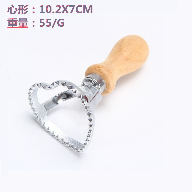 Hem ravioli cutter set pasta press kök bifogningssats ravioli maker mögel verktyg ravioli stämpel set bakverk hjul set kakform: Ljusgul